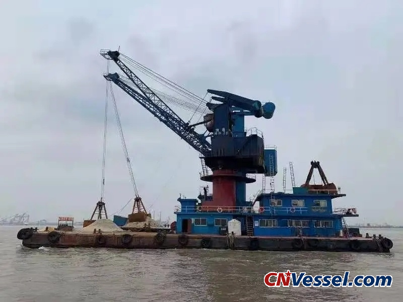 [For Sale] 25-Ton Full-Slewing Offshore Crane Vessel – Excellent Value Choice